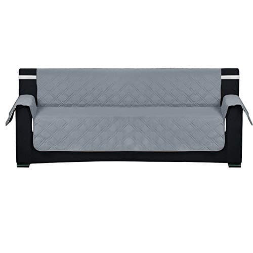 Yeios Waterproof Dog Couch Cover Quilted Sofa Slipcover Pet Couch Cover for Pets and Kids Furniture Protector with Back Nonslip Paws Machine Washable