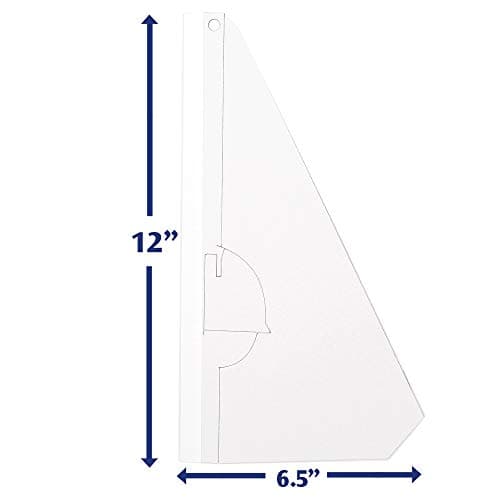 ArtSkills PA-1260 12" White Easel Back Poster Stands, Convenient Peel and Stick, 6-Pack, 12 Inch