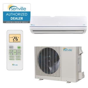 Mini Split Ductless Air Conditioner and Heat Pump By Senville - 12000 BTU Aura - 22 SEER