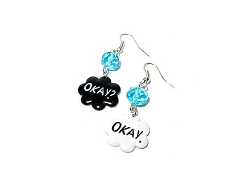 Moonfire Charms The Fault In Our Stars Okay? Okay. Cloud Earrings