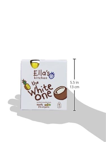 Ellas Kitchen Organic The White One Fruit Smoothie 4x90 g (Pack of 3, Total 12 Pouches)