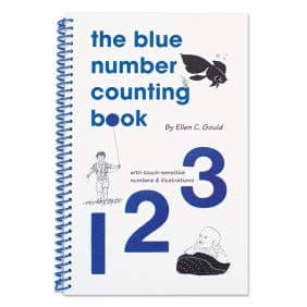 Blue Number Counting Book Spiral-bound – January 1, 2001