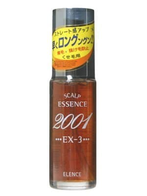 Made in Japan Elence 2001 Ex-3 Scalp Essence for Frizzy and Unwanted Curly Hair. Straightening Purposes and Prevention of Hair Loss and Promotes Hair Growth by Marna Cosmetics
