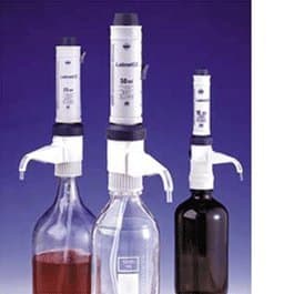 Labnet InternationalD5370-5 Labnet Labmax Polypropylene Bottle Top, Adjustable Purging Dispenser, 1 mL to 5 mL Capacity
