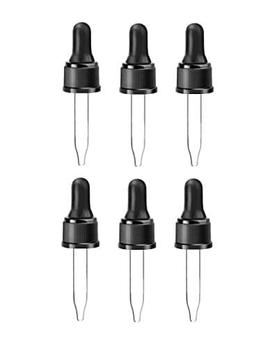Sugars Essential Oil Glass Eye Droppers Fits Essential Oil Bottles Pack of 6 Droppers Fits 5ml Bottle