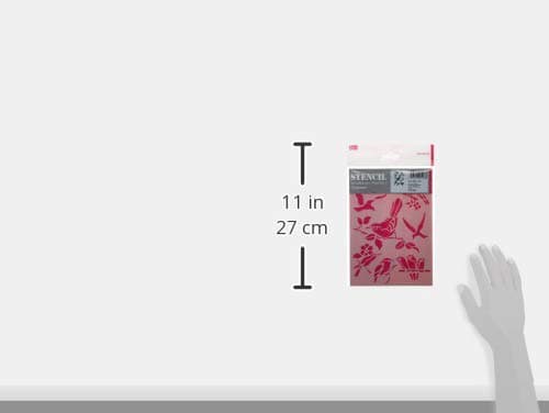 Efco 9320721 Stencil Forest Birds / 8 Designs DIN A 5, 21 x 15 x 1 cm