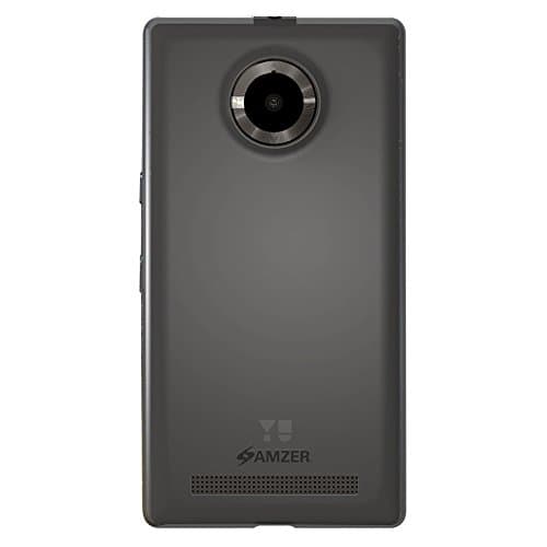 Amzer AMZ97860 Pudding TPU Back Case Cover for Micromax YU Yuphoria YU5010 (Black)