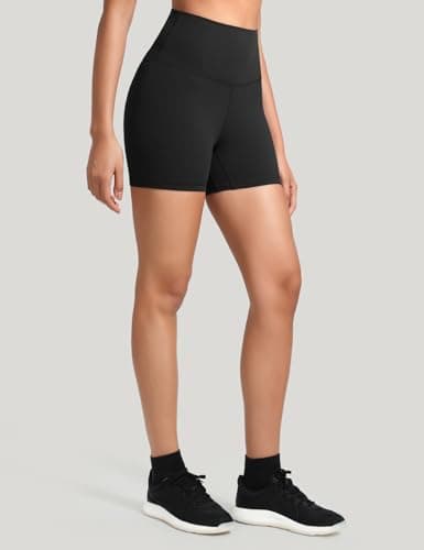 HeyNuts Workout Pro Biker Shorts 4''/ 6'', Compression High Waisted Workout Shorts