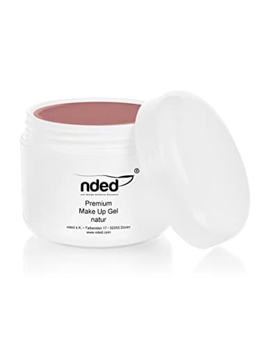 nded Premium Make up Gel, Nature, 50 ml, middle viskos, light brown, UV suitable, acid-free