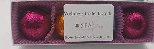 Wellness Collection III Aromatherapy - Fizzing Shower Bombs by Spa Pure Naturals