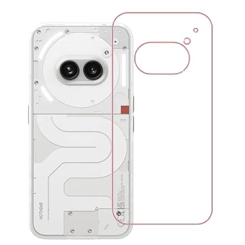 ECMERED® Nothing Phone 2A 5G Tempered Film Clear Glossy Finish back Side Screen Protector Haptic Touch Temper Glass Film Anti-Fingerprint Anti Scratch