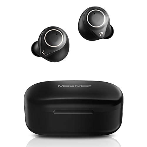 Wireless Earbuds, MEGIVEZ Bluetooth Headphones 5.0 True Wireless with Charging Case, Qualcomm aptX Stereo Sound Touch Control IPX5 Waterproof 26H Playtime Built-in Mic Sport in Ear Earphones