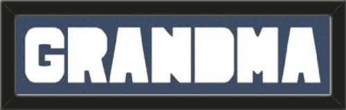Citi Sports Memorabilia Memory Mats Customized Name Frame Or Purchase as -Grandma- Letters Cut Out to Insert Your Photos