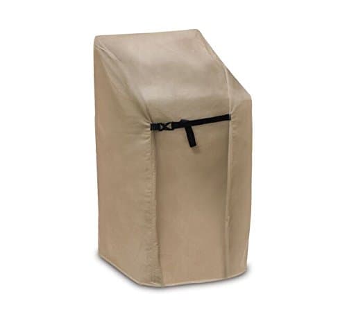 Protective Covers Weatherproof Stacking Chair Cover, Tan , 28.5" L X 35.5" W X 46" H - 1163-TN