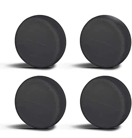 Tire Covers for RV Wheel, (4 Pack) Motorhome Wheel Covers Waterproof 420D Oxford, Sun UV Tires Protector for Trailer, Camper, Universal Fits 24" to 32" Car Tire Diameter (Black, 27" - 29")