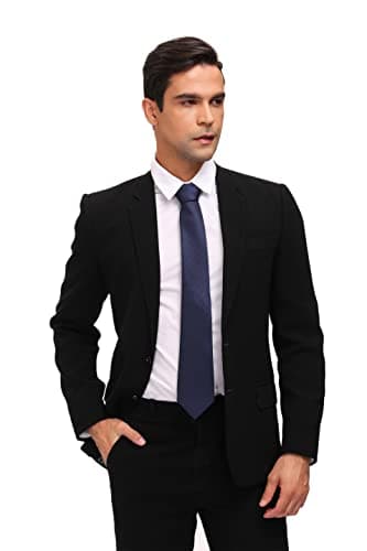 Men's Tie Necktie Regular/Extra Long XL Ties for Men Big and Tall Woven JACQUARD Classic, 58 or 63 inch Long