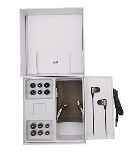 Granvela Dual Driver Earbuds for Music, VJJB V1 High Definition Earphones with High Tensile Cable, Noise-Isolating in-Ear Headphones