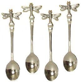 Stainless Steel Dragonfly Mini Spoon, Set of 4 - Dragonfly