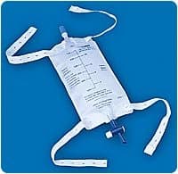 Rochester Medical Latex Free Urinary Leg Bag, 600mL, Secure Glide Drain (RH49125) Category: Drainage Bags
