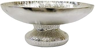 KDH Decorative Food Safe Disc Platter || Small Serving Platter's for Dry Fruit's || Snacks || Salads || Center Table or for Decoration || Size- 5.5"x12.5" || Pack of 1