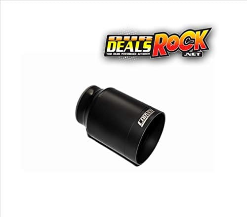 Carven Exhaust Black Ceramic Exhaust Tip 3" Inlet 4" Outlet