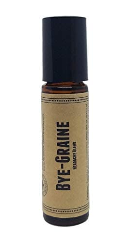 Bye-Graine Pre-Diluted Essential Oil Roll-On Blend 10ml (1/3oz) | Headaches, Tension