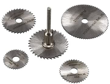 6pcs Metal HSS Circular Saw Blade Set Cutting Discs for Rotary Tool