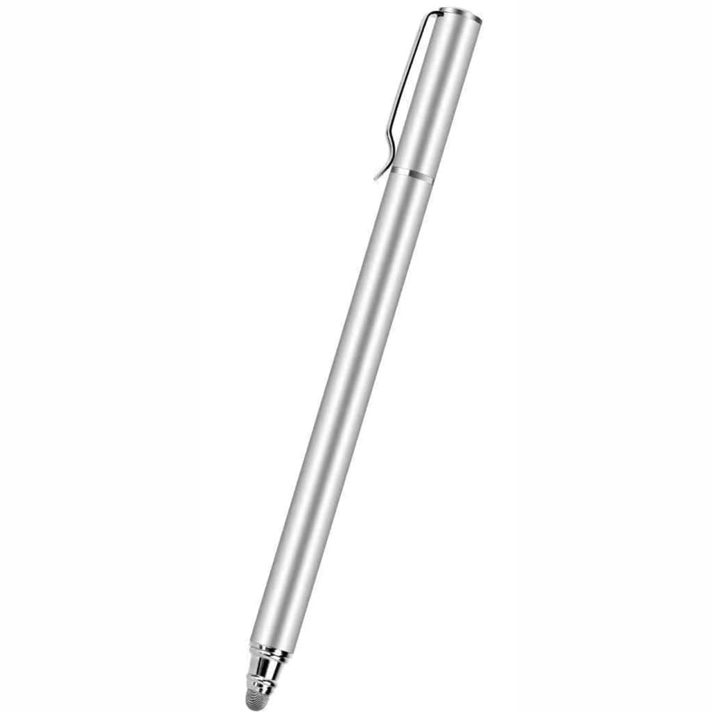 Stylus for Galaxy A54 5G/A14 5G - Touch Screen Pen Fiber Tip Aluminum Lightweight Silver Color M1X Compatible with Samsung Galaxy A54 5G/A14 5G