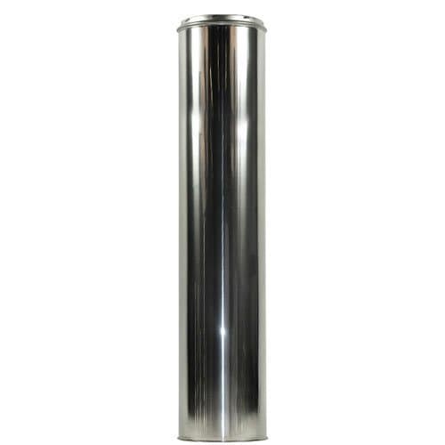 8" X 48" Chimney Pipe Class-A, All-Fuel, 304 Stainless Steel, Wood Stove Chimney, UL103