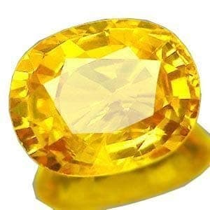 11.25 Ratti 10.00 Carat Cultured Yellow Sapphire Gemstone Certified Cultured Pukhraj Stone Lab Tested Astrological Purpose