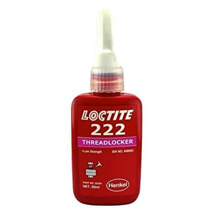 Loctite 222 Threadlocking Adhesive - Low Strength - Easy Disassembly - Suitable for All Metal Threaded Assemblies - Glue 50 ML - 40 Pack