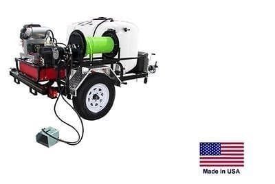 PRESSURE WASHER Jetter - Trailer Mounted 200 Gal - 12 GPM - 3000 PSI - 35 Hp CD