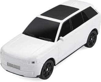 Black Portable Wireless Bluetooth Car Speaker | Compact & Powerful Bluetooth Speaker for On-The-Go Audio (RANGROVER, White)