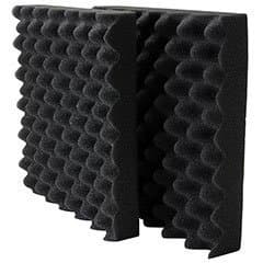 Acoustic Foam 2-1/2" x 12" x 12" 2 Pieces UL 94