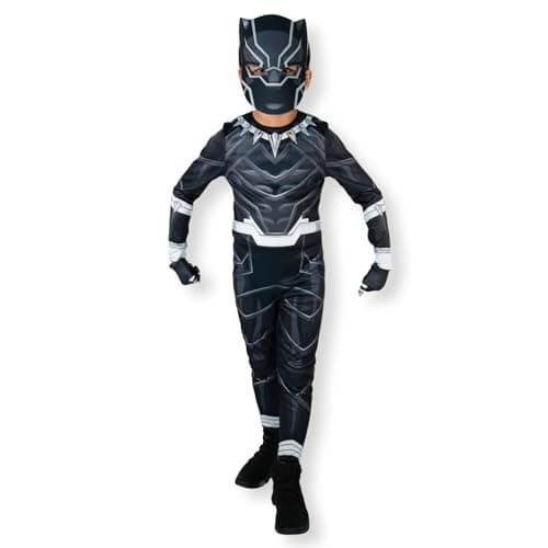 Party Centre Marvel Avengers Black Panther Classic Costume, 5-6 years