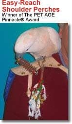 Easy Ride Bird Shoulder Perch with Droppings Pouch