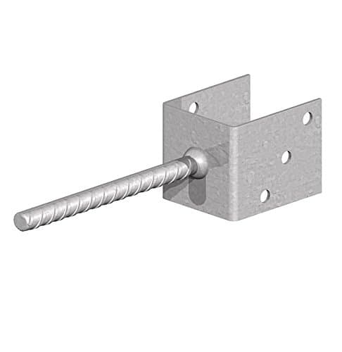 Fencemate Concrete in U Post Support Galvanised for 75mm or 3" Posts