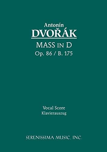 Mass in D, Op. 86 - Vocal score (Italian Edition) Sheet music – Special Edition, January 4, 2006
