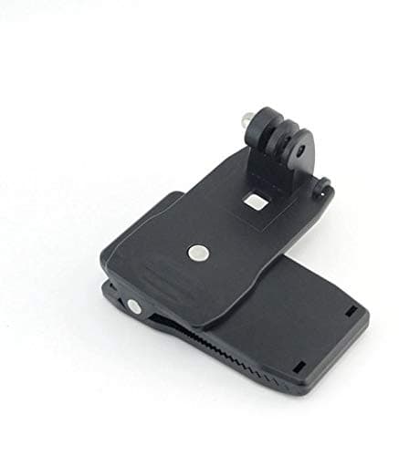 eWINNER 360° Degree Rotary Backpack Rucksack Hat Clip Clamp Mount compatible with Hero 13 12 11 10 9 hero 8/7/6/5/4/3 /for Insta360 X5 X4 X3 Ace pro/for Osmo Action 5 Pro 4 3 2 Action Camera