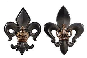 Fleur De Lis Wall Decor Set Of 2