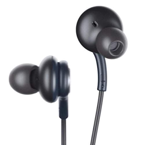 S10+ Ear Buds in Ear Headphones 3.5mm in-Ear Earphone Super Bass Volume Control with Mic Control in-Ear Wire Headset for Samsung Galaxy xiaomi Huawei for iPhone Earphone Cable (Black)