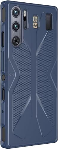 Zubitech Case for Nubia Red Magic 9 Pro/9 Pro+, Soft TPU Material, Shockproof Case, Anti-Fingerprint Protective Cover, Phone Case for ZTE Nubia Red Magic 9 Pro/9 Pro+ (Blue)