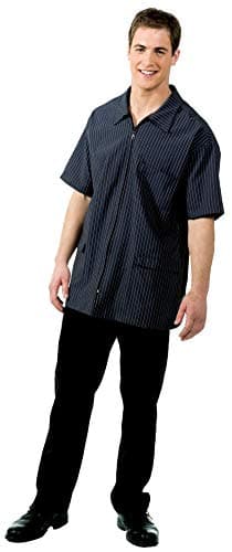 Betty Dain Signature MVP Barber Jacket, Navy with White Stripes, X-Large, 1-Pound