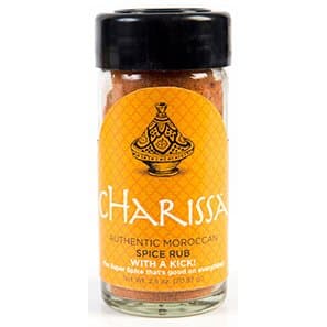 cHarissa Moroccan Style Dry Rub Seasoning, Spicy - 2.5 oz Shakers (Pack of 4)