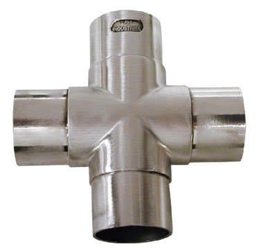 Lavi L44 736 2 2 In. Flush Cross - Satin Stainless Steel