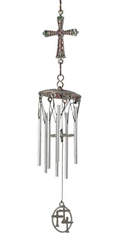 Card It Whispers of the Cross Windchime Memorial Keepsake