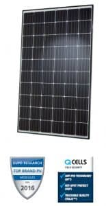 Hanwha Qcells Q.Peak G3.1 300W BLK/WHT Solar Panel - Pack of 4