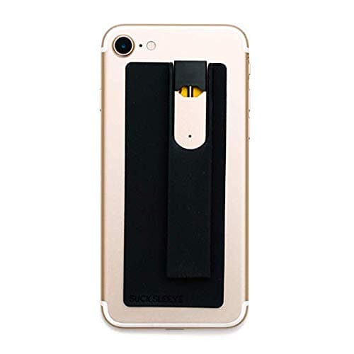 Premium Juul Phone Case by SuckSleeve | Never Lose Your Juul Again | Juul Phone Holder with 3M Adhesive | Device Not Included | Black