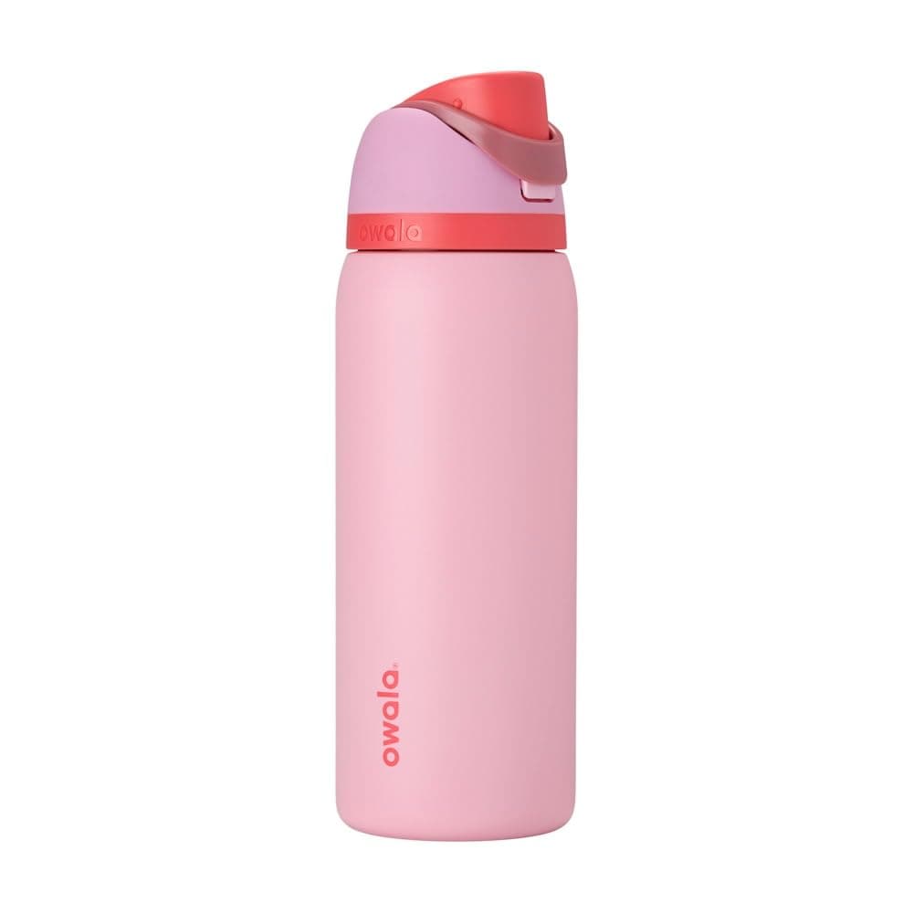 FreeSip Insulated Stainless Steel Water Bottle with Straw for Sports and Travel, Leak Proof, BPA-Free, 945ml, Angel Food Cake