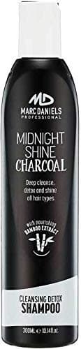 Charcoal Clarifying Shampoo - Sulfate Free – Vegan Friendly with Bamboo Extract Detoxifying for All Hair Types - Color Treated, Oily, Frizzy – for Women & Men by MARC DANIELS Professional